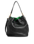 Dolce & Gabbana Black Leather Shoulder Crossbody Bucket Women Borse Bag
